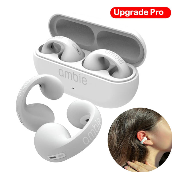 AMBIE SOUND EARCUFFS 1:1 PENDIENTES AURICULARES INALAMBRICOS BLUETOOTH TWS GANCHO PARA LA OREJA AURICULARES DEPORTIVOS