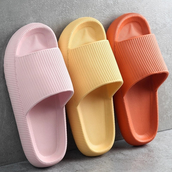 SANDALIAS ACOLCHADAS TIPO PANTUFLAS PARA MUJERES Y HOMBRES - ANTIDESLIZANTES DE SECADO RAPIDO -  SANDALIAS PARA BAÑO CON SUELA GRUESA