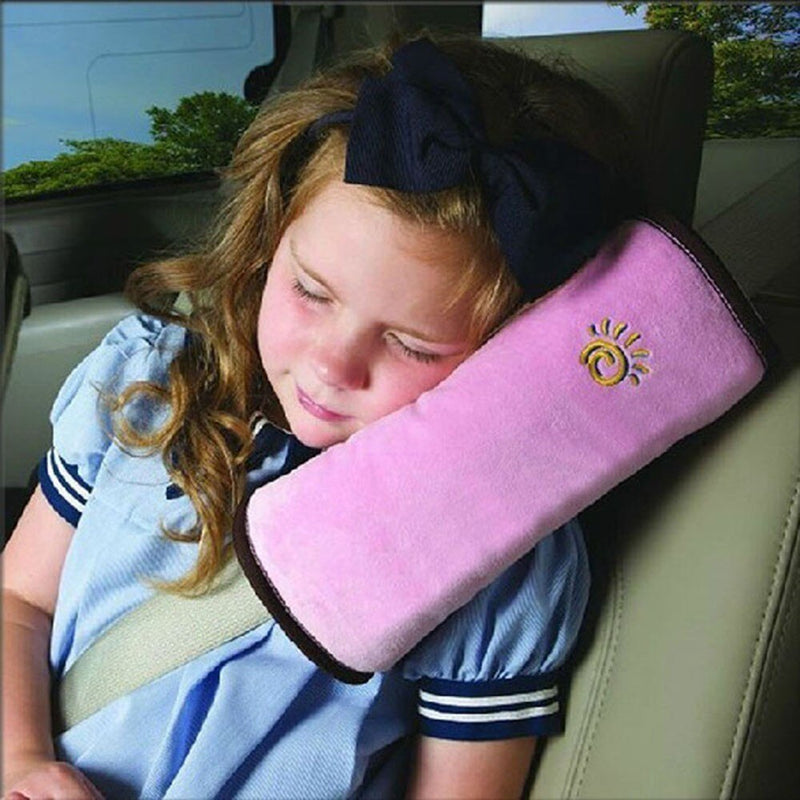 CORREA DE SEGURIDAD PARA BEBES Y NIÑOS DE ALTA CALIDAD - CINTURONES DE SEGURIDAD PARA AUTOMOVILES - ALMOHADA - PROTECCION PARA  LOS HOMBROS - TELA DE MICROGAMUZA CON ESTILO PARA AUTOMOVILES